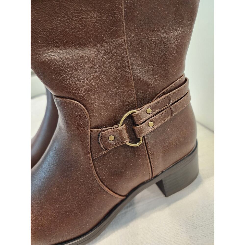 Easy Street Women's Brown Boots Size 6 1/2 M Plus Calf NWOB - Picture 3 of 5